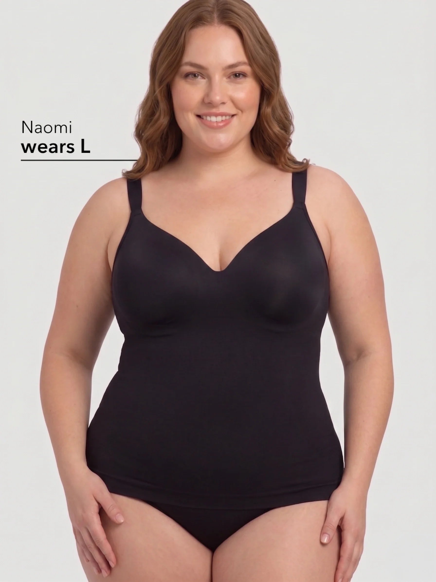 2-Pack Ultimate Comfort Built-In Bra Shaper Cami