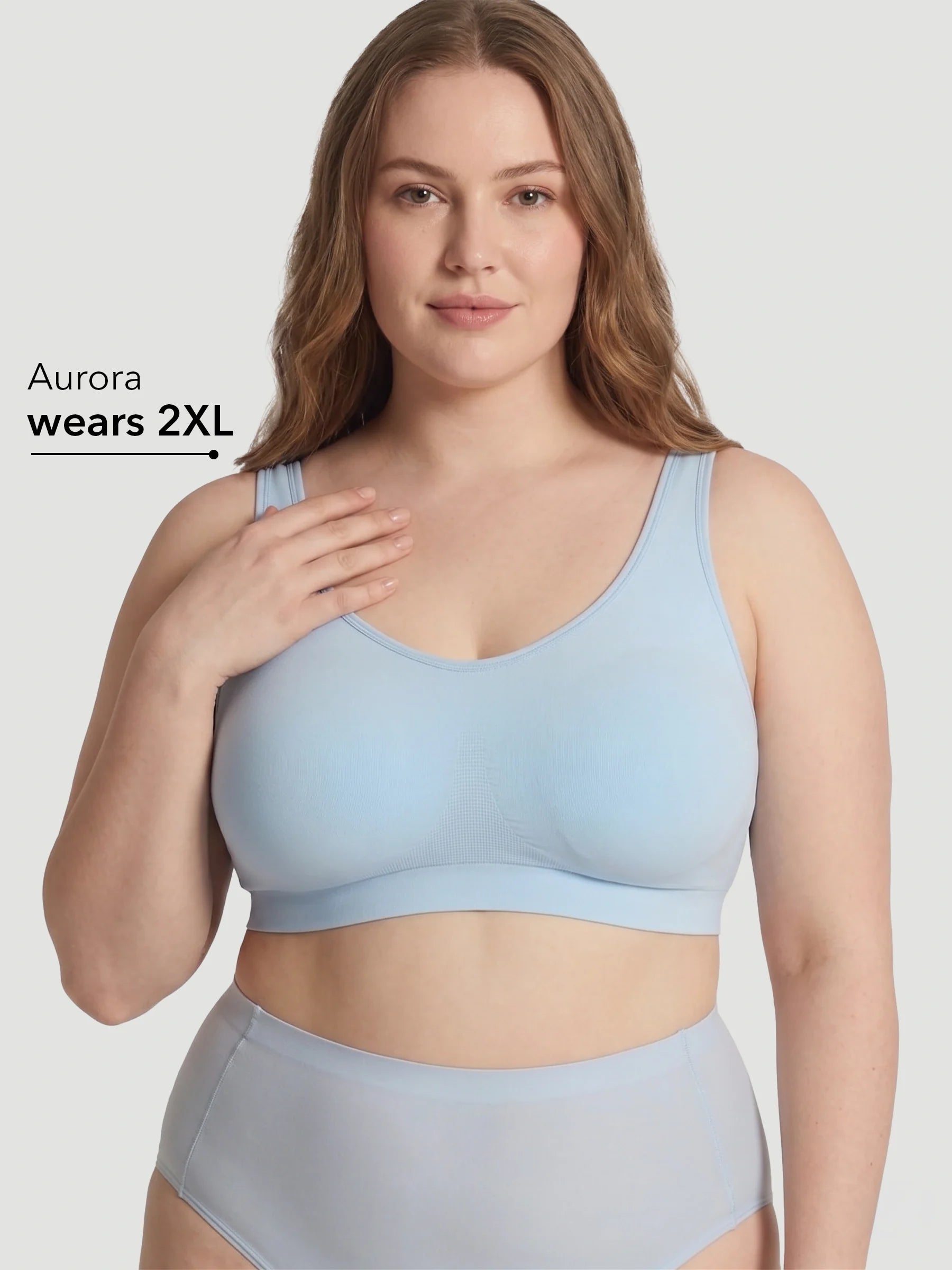 SPECIAL OFFER: Adjustable Wire Free Shaper Bra (Cups A-FF) + FREE Bra Extender 80% OFF
