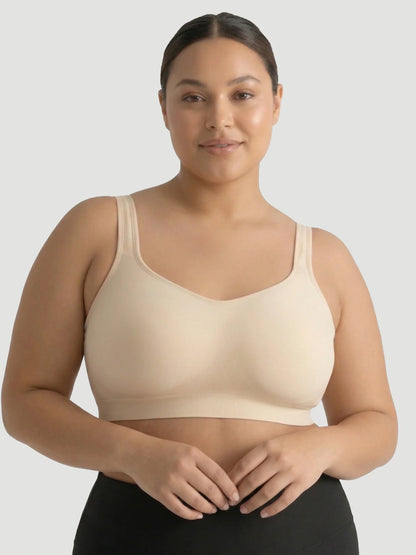 2-Pack Adjustable Wire Free Shaper Bra (Cups A-FF) + FREE Bra Extender