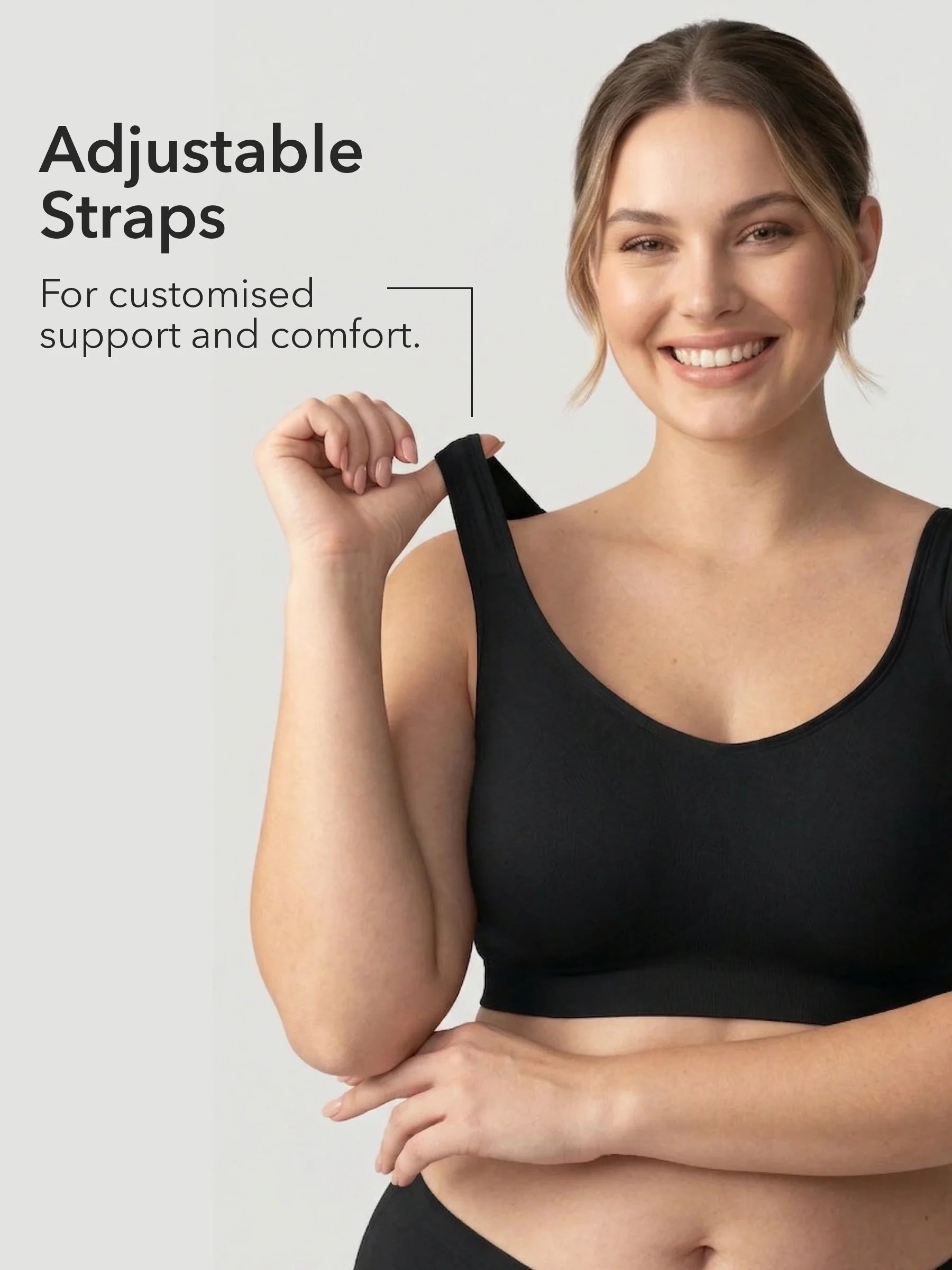 Wire Free Shaper Bra (Cups A-FF) + FREE Bra Extender