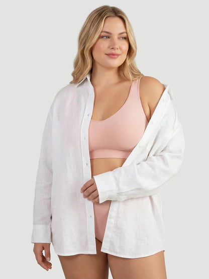 2-Pack Adjustable Wire Free Shaper Bra (Cups A-FF) + FREE Bra Extender