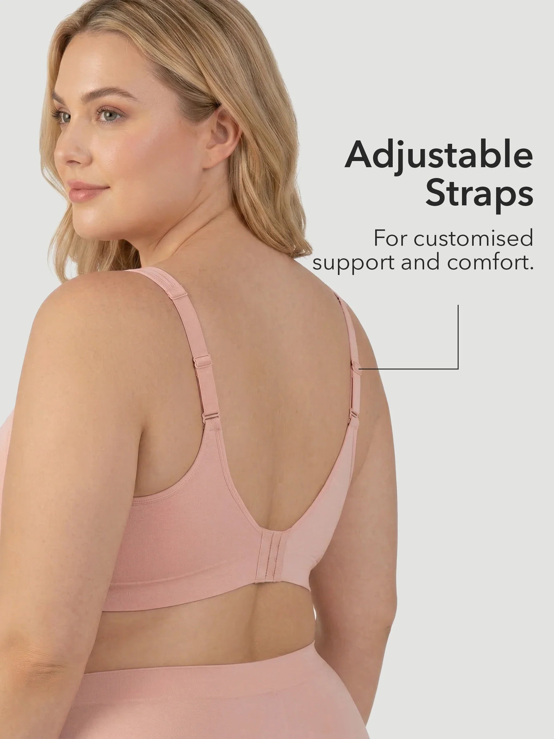 SPECIAL OFFER: Adjustable Wire Free Shaper Bra (Cups A-FF) + FREE Bra Extender 80% OFF
