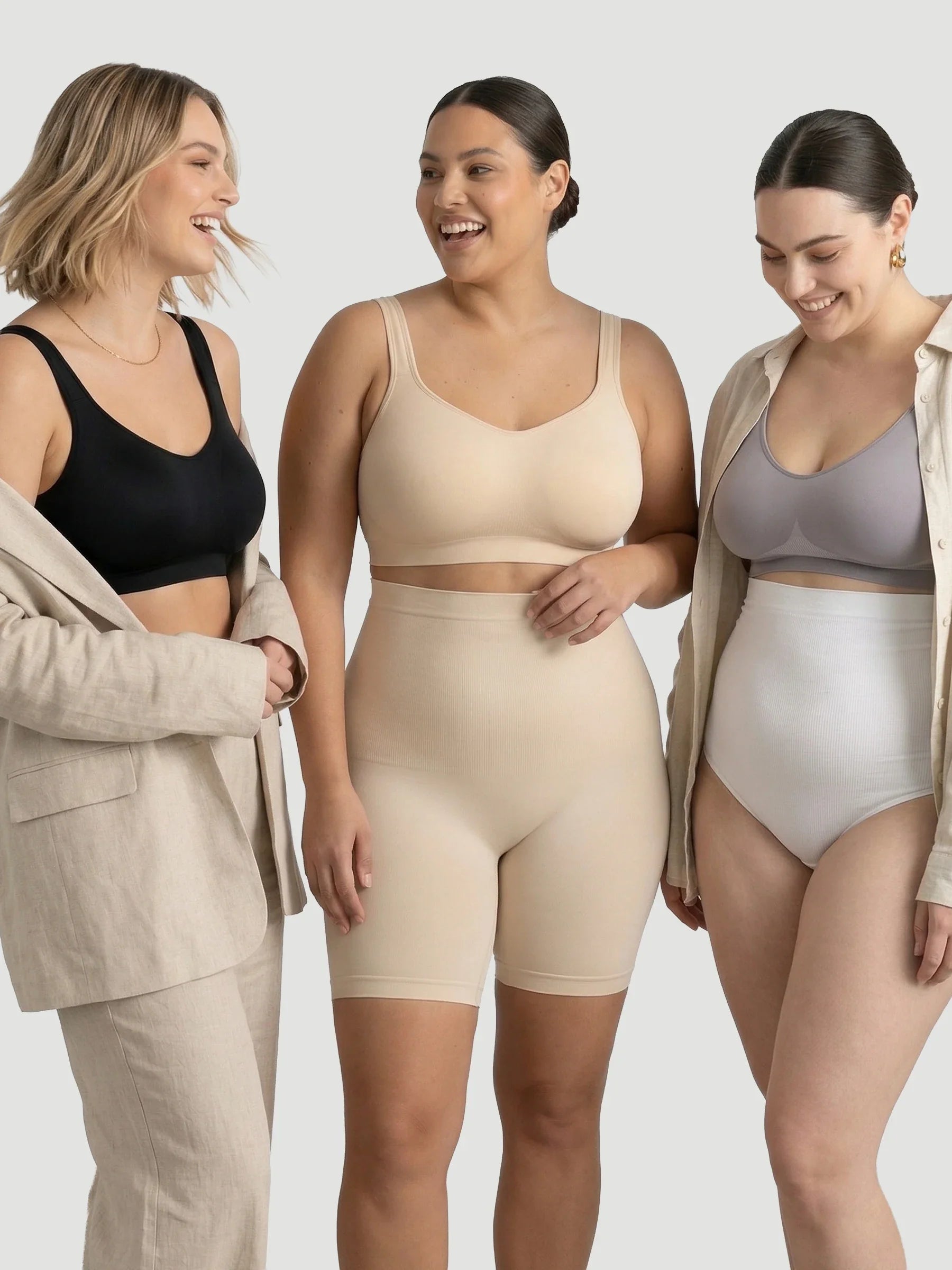 2-Pack Adjustable Wire Free Shaper Bra (Cups A-FF) + FREE Bra Extender