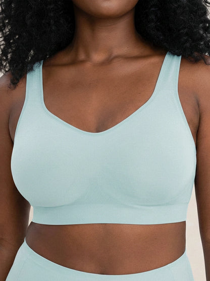 2-Pack Adjustable Wire Free Shaper Bra (Cups A-FF) + FREE Bra Extender