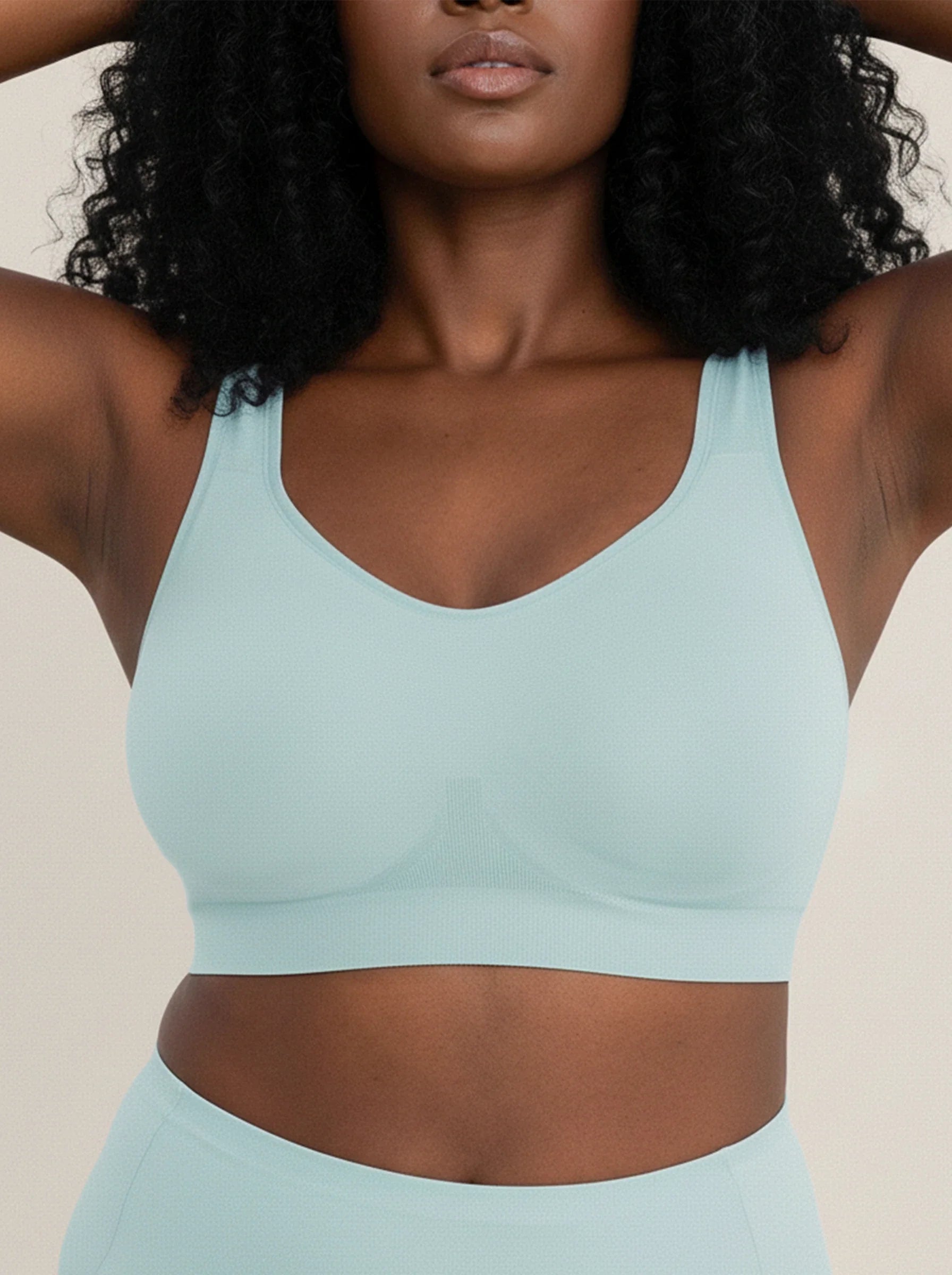 2-Pack Adjustable Wire Free Shaper Bra (Cups A-FF) + FREE Bra Extender