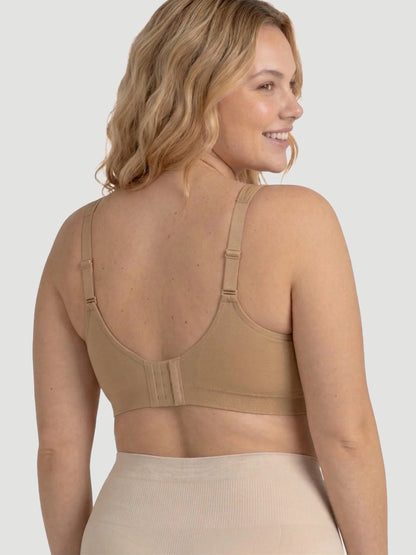 2-Pack Adjustable Wire Free Shaper Bra (Cups A-FF) + FREE Bra Extender