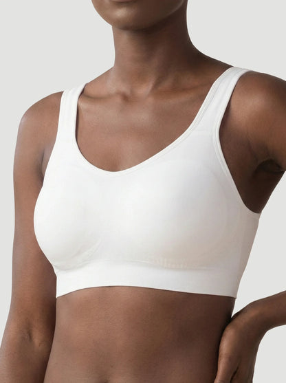 2-Pack Adjustable Wire Free Shaper Bra (Cups A-FF) + FREE Bra Extender