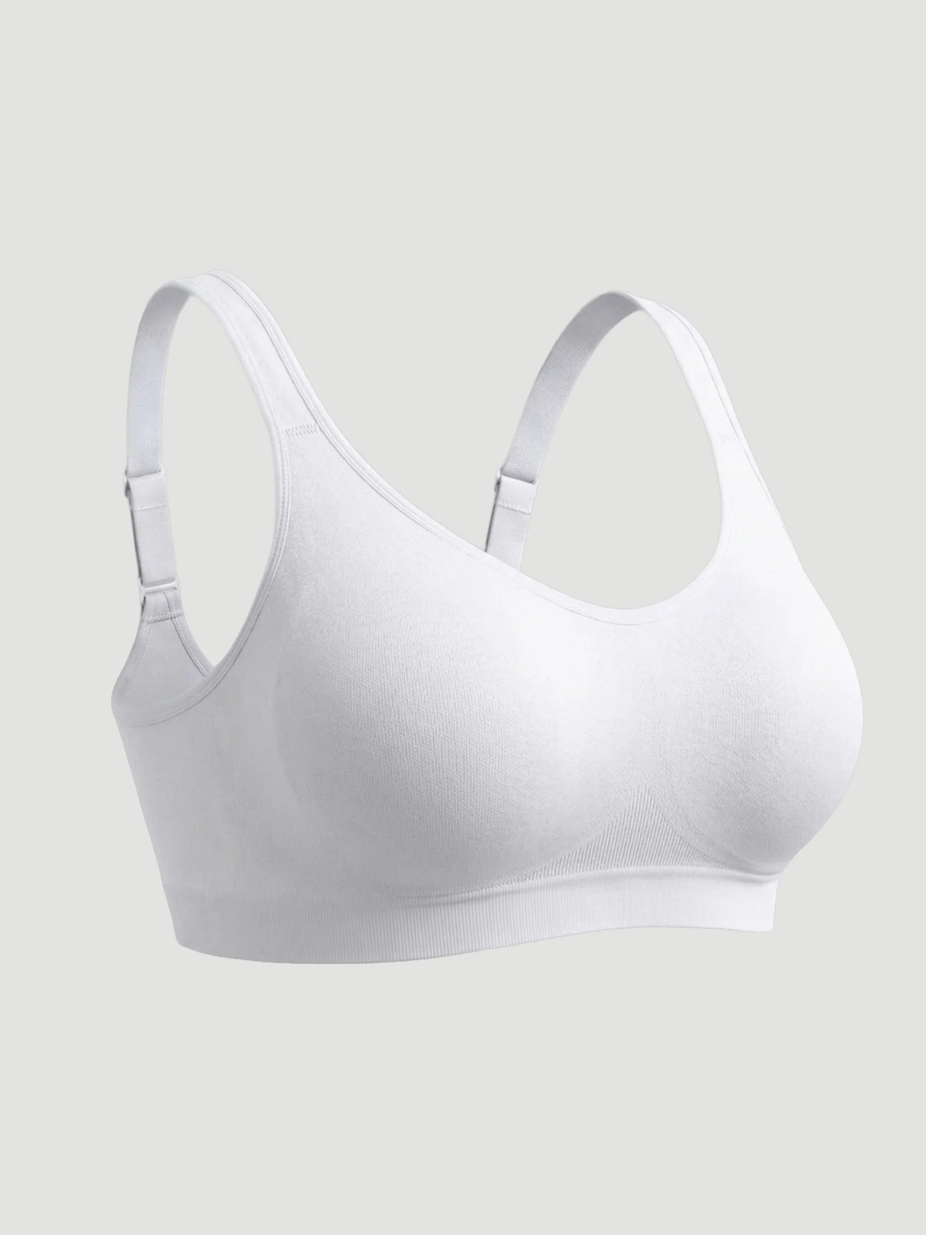 2-Pack Adjustable Wire Free Shaper Bra (Cups A-FF) + FREE Bra Extender