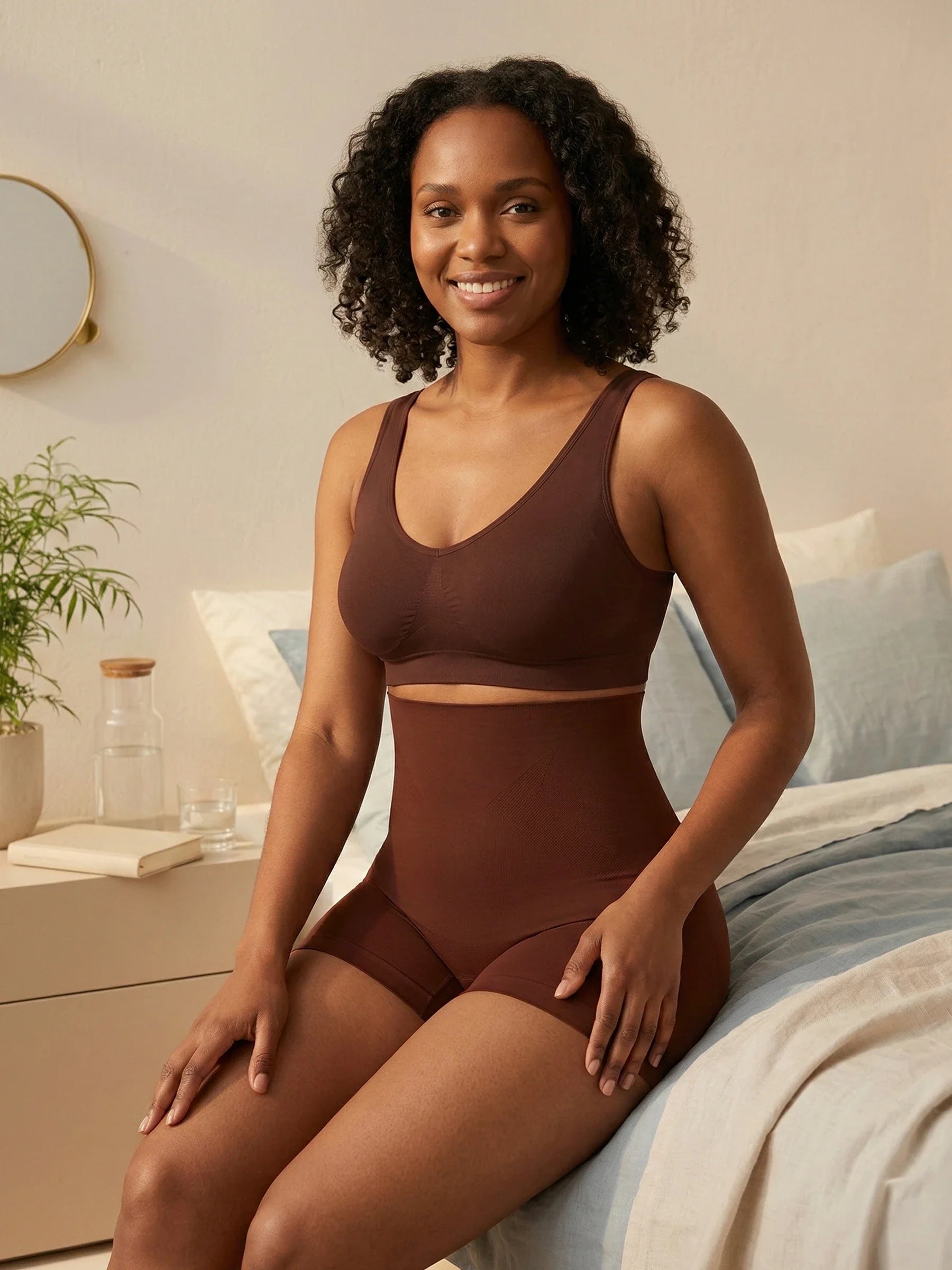 High-Waisted Shaping BoyShort
