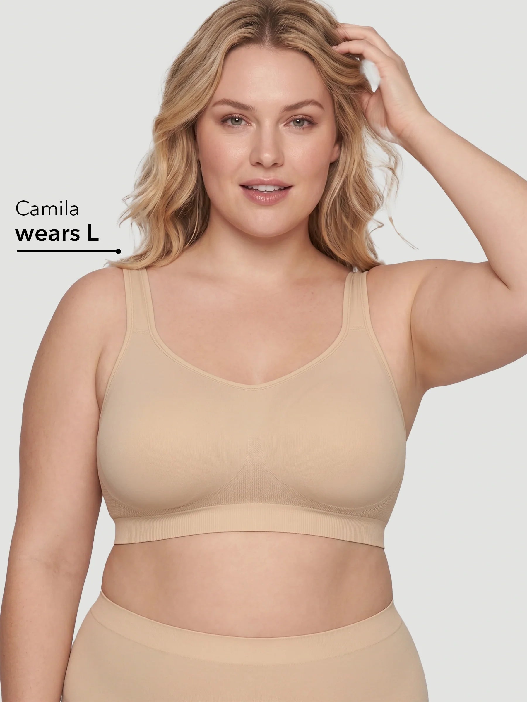 SPECIAL OFFER: Adjustable Wire Free Shaper Bra (Cups A-FF) + FREE Bra Extender 80% OFF