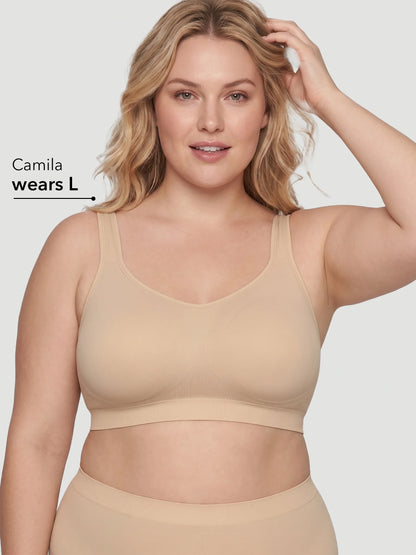 SPECIAL OFFER: Adjustable Wire Free Shaper Bra (Cups A-FF) + FREE Bra Extender 80% OFF