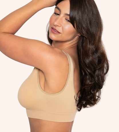 Daily Comfort Throw-on Wirefree Bra AA-DD