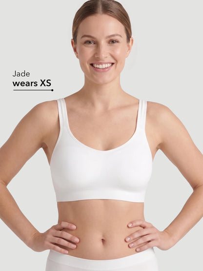 2-Pack Adjustable Wire Free Shaper Bra (Cups A-FF) + FREE Bra Extender