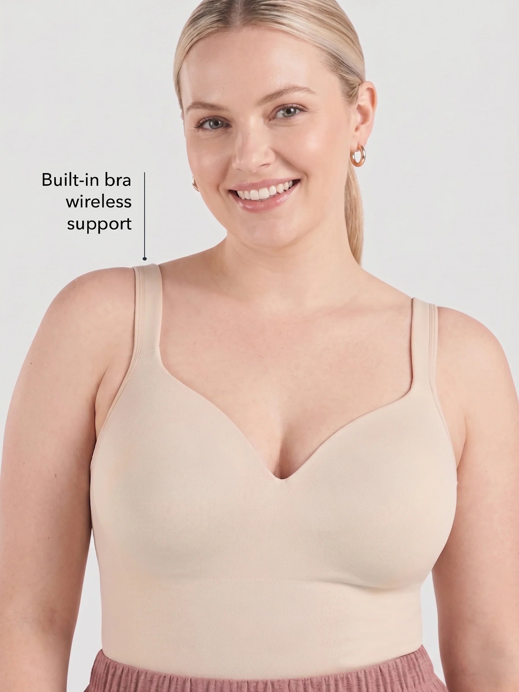 Ultimate Comfort Built-In Bra Shaper Cami