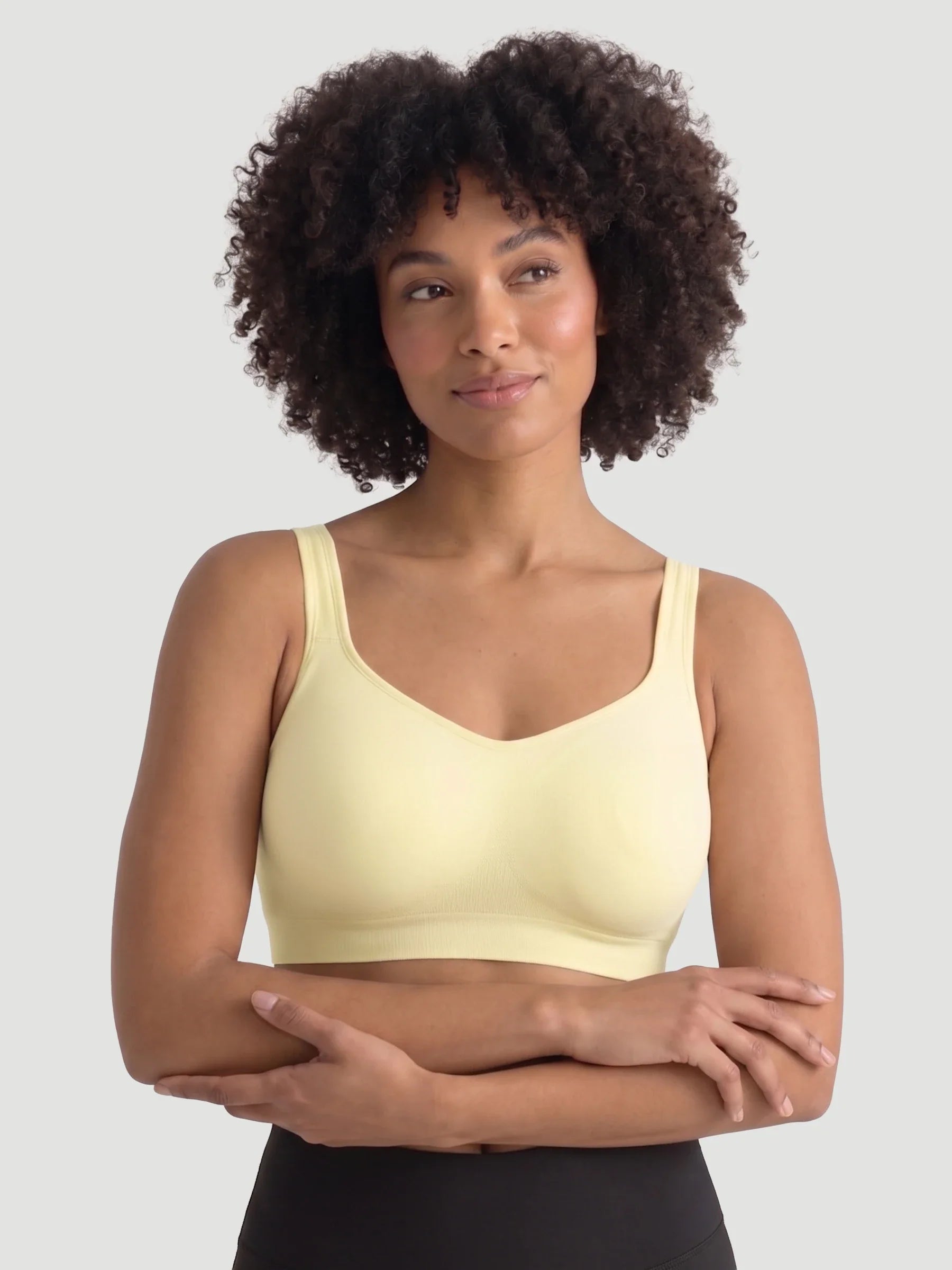 2-Pack Adjustable Wire Free Shaper Bra (Cups A-FF) + FREE Bra Extender