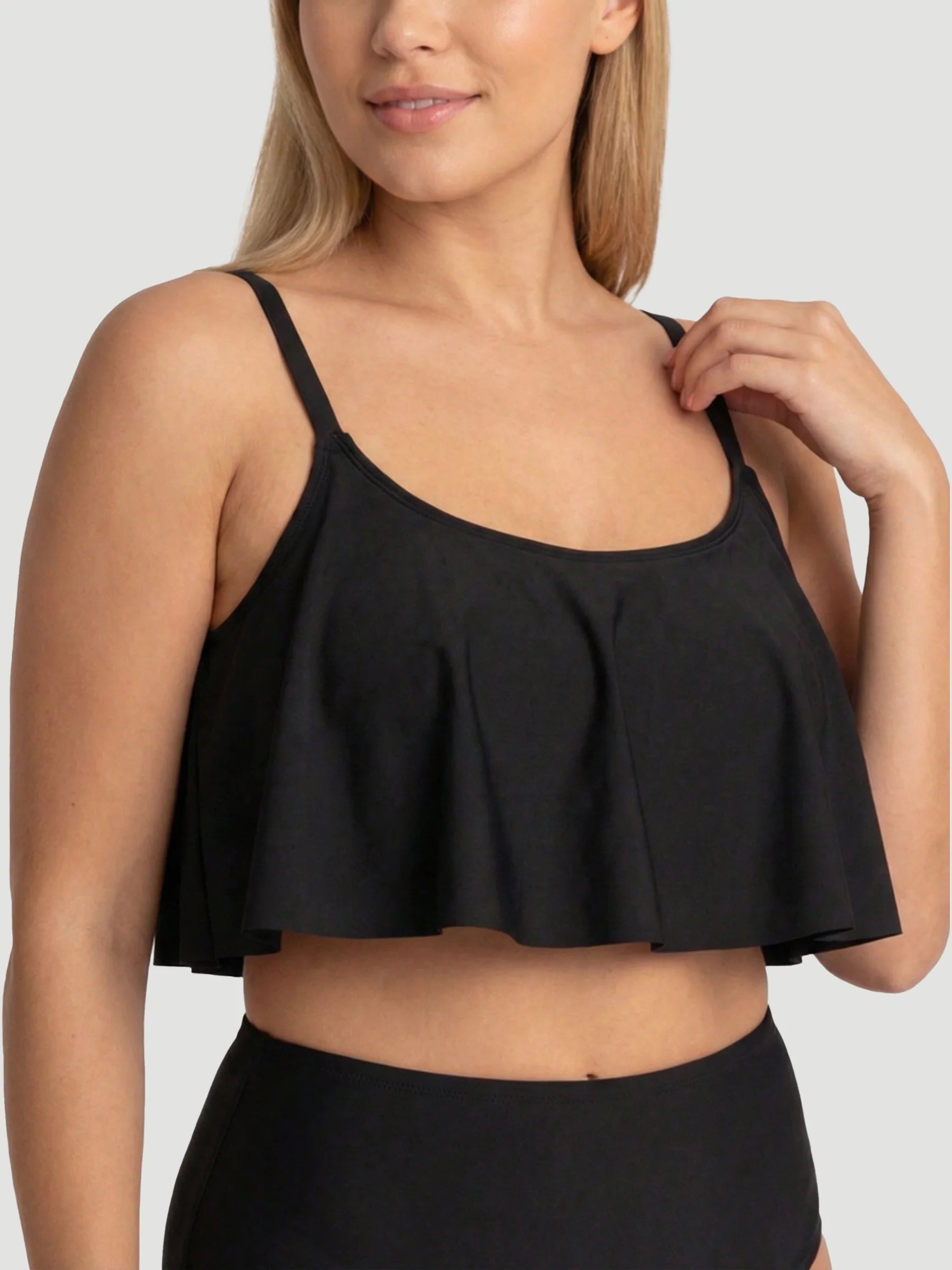 Ruffled Bikini Top