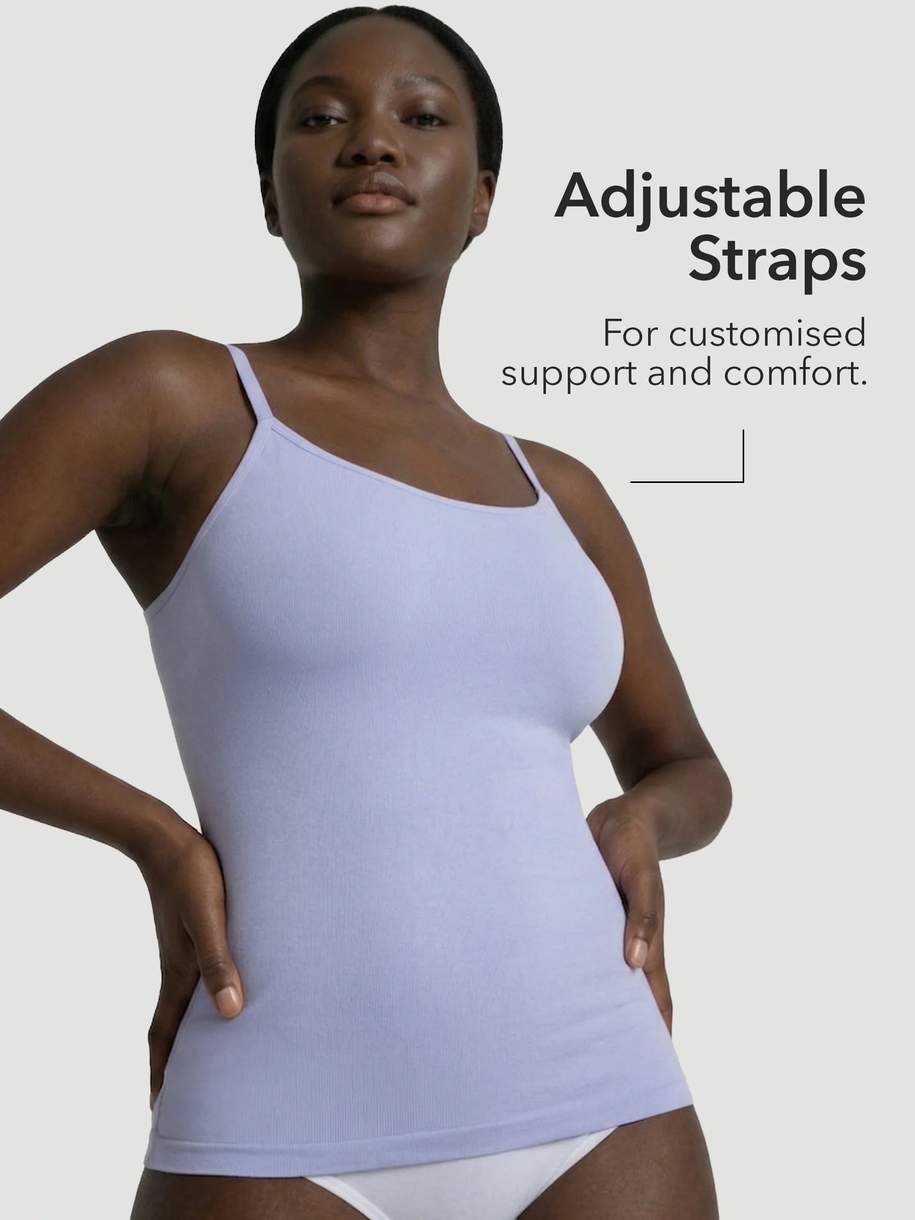 Shaping Scoop Neck Cami