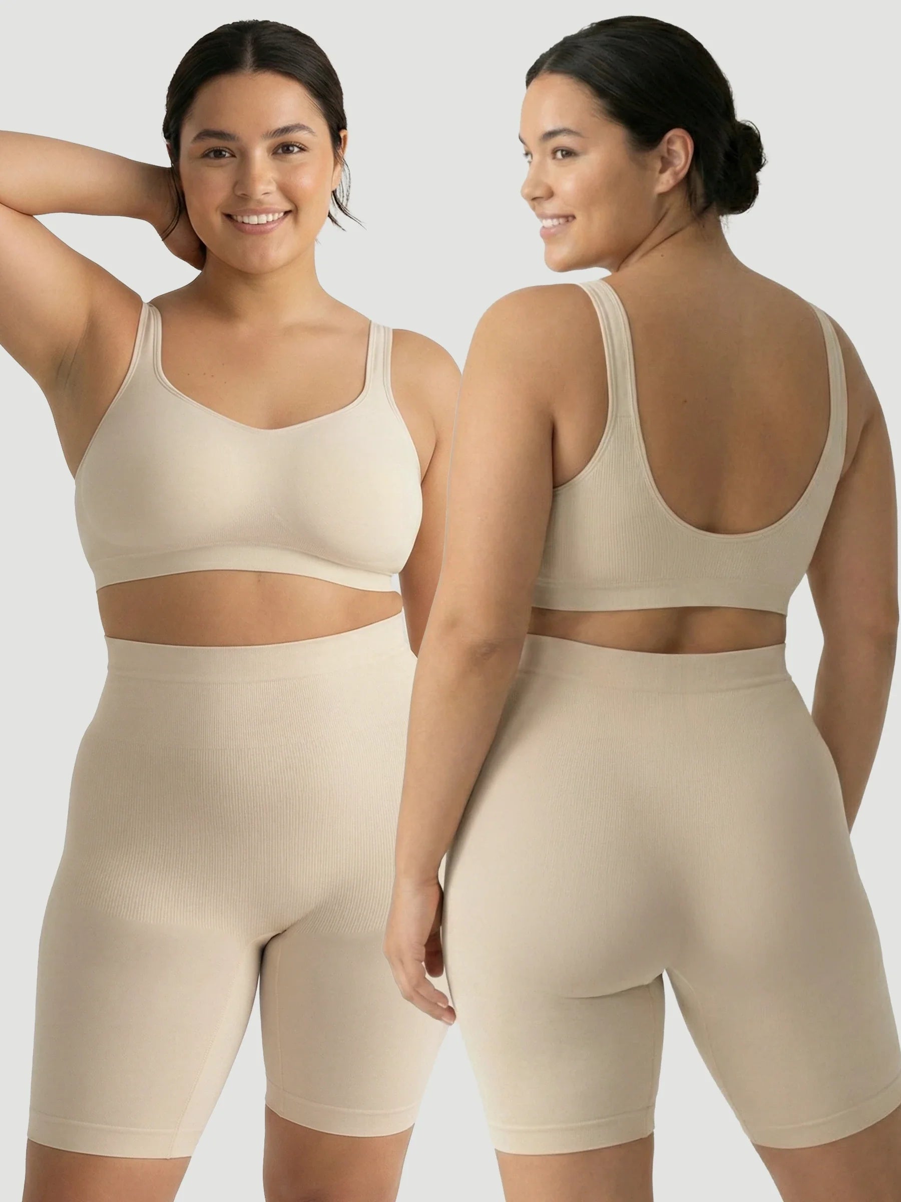 2-Pack High Waisted Shaping Shorts