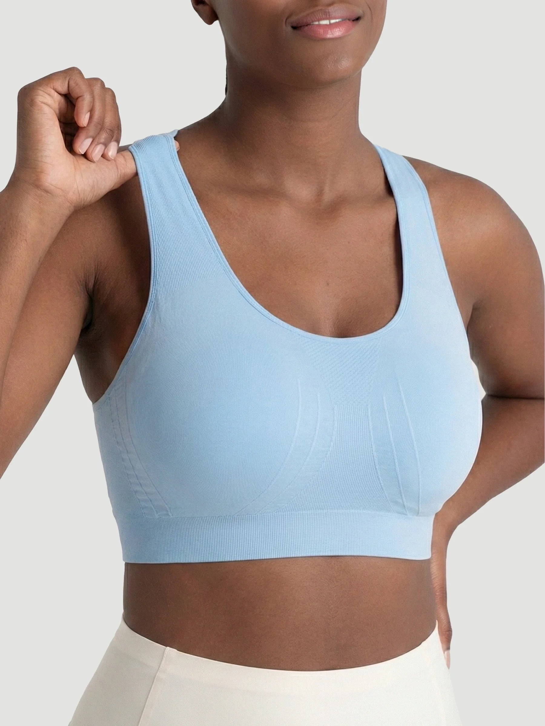 Seamless Racerback Sports Bra
