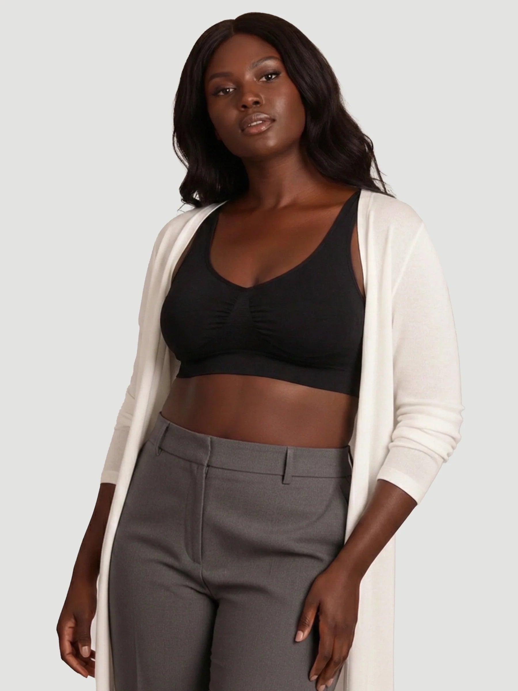 Daily Comfort Throw-on Wirefree Bra (A-FF Cup)